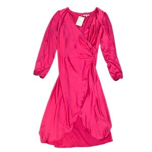 Skies are Blue pink satin dress.